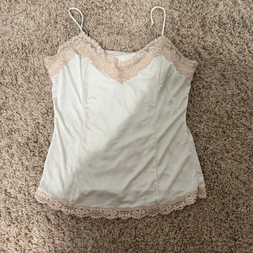 Victoria's Secret Cream Lace Tank